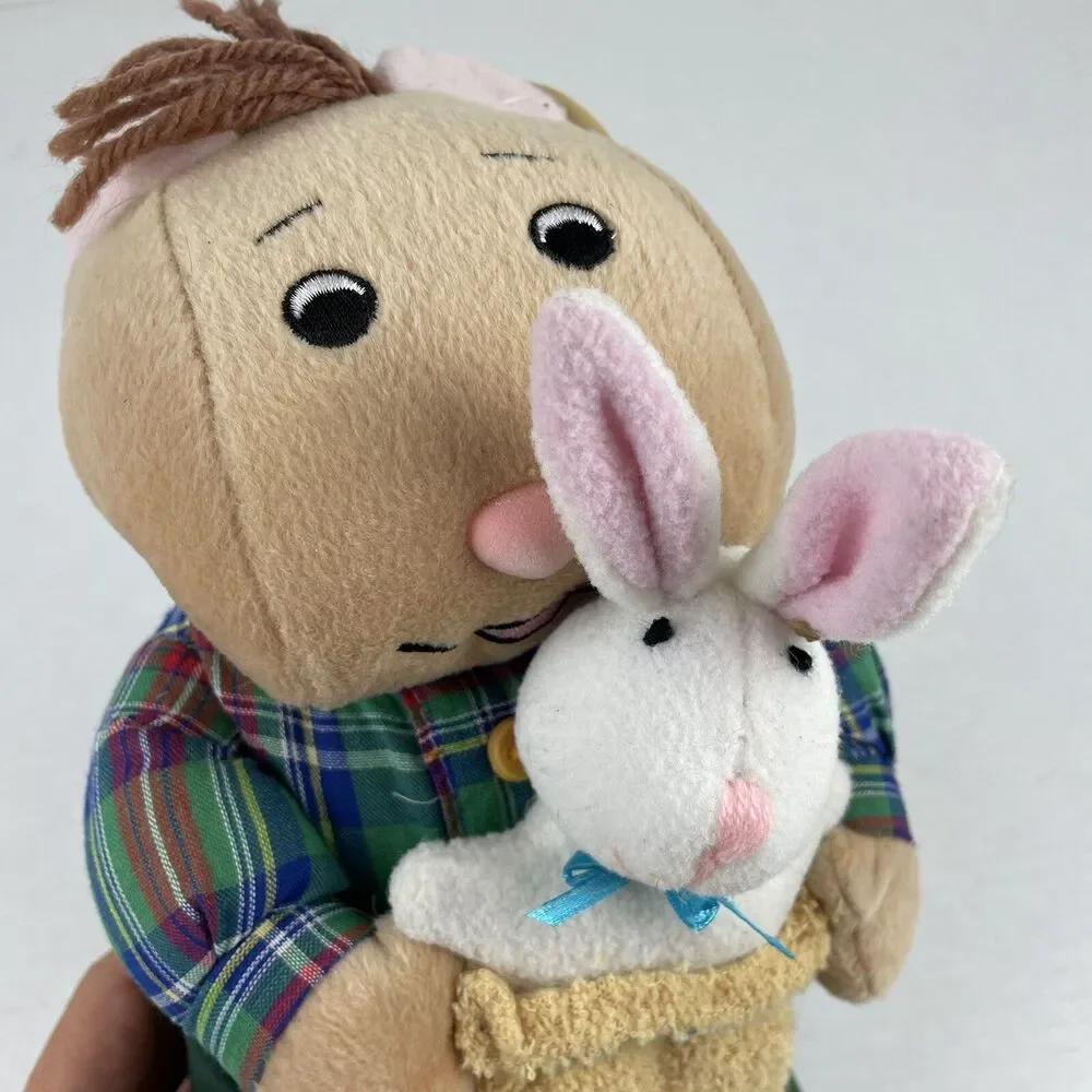 Vintage Arthur Plush Doll With Bunny 13” Easter New with Tags 2000 Marc Brown